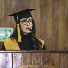 Representante de los egresados de la generación 2018A