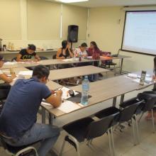 Participantes del curso durante la sesión