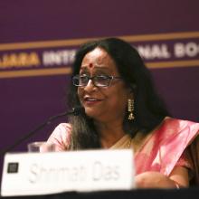 Shrimati Das durante el evento