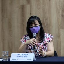 Doctora Norma Ruvalcaba, integrante de la Sala de Situación en Salud del CUCS