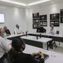 Participantes de la reunión de trabajo entre el Gobierno de Jalisco y la Universidad de Guadalajara