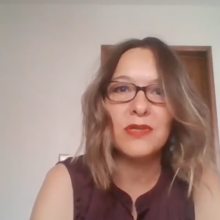  Blanca Chávez Blanco durante el webinario