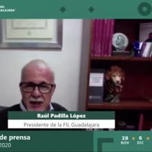 Licenciado Raúl Padilla, presidente de la FIL Guadalajara