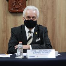 Maestro José Manuel Jurado Parres durante la rueda de prensa