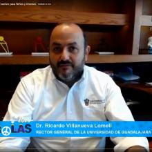 Rector General de la Universidad de Guadalajara, doctor Ricardo Villanueva Lomelí