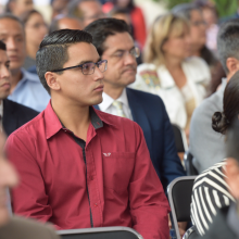 Asistentes a la toma de protesta