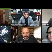 Asistentes a la rueda de prensa