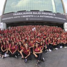 Foto de los deportistas de la UdeG que participan en la universiada nacional