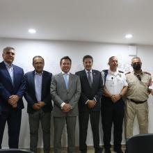 Directivos de las diversas instituciones convocantes