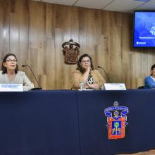 Participantes de la rueda de prensa