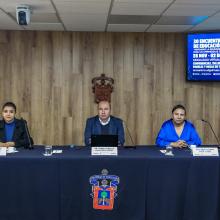 Participantes de la rueda de prensa