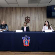 Participantes en la rueda de prensa