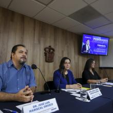 Participantes de la rueda de prensa