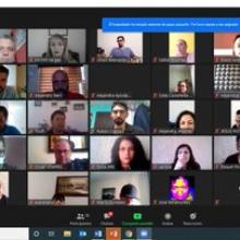 Vista general de los participantes conectados a la reunión