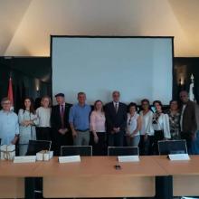 Miembros de la Asociación de Universidades Latinoamericanas en reunión durante el Encuentro de AULA CAVILA 