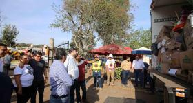 UdeG, entregó, 17 toneladas de alimentos no perecederos, artículos de higiene personal y limpieza, al municipio de San Gabriel