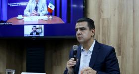 Coordinador General de Tecnologías de Información, de esta Casa de Estudio y Presidente del Comité de Desarrollo de la Red de la Corporación Universitaria para el Desarrollo del Internet AC, doctor Luis Alberto Gutiérrez