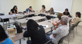 Participantes durante la sesión