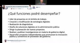 Presentación del maestro Ernesto Mena durante la sesión