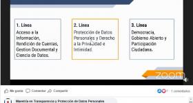 Presentación del coordinador de carrera durante la charla informativa