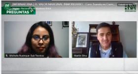 expertos durante el webinario