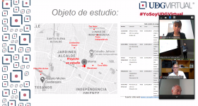 Presentación durante el coloquio
