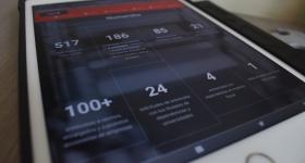 iPad con datos 