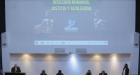 Presídium durante el evento