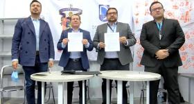 Autoridades de La Defensoría de los Derechos Universitarios de la Universidad de Guadalajara, la Unidad de Inclusión de la Coordinación de Extensión y Acción Social y la Unidad de Apoyo a Comunidades Indígenas.