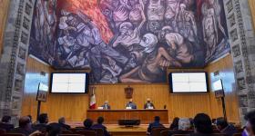 Paraninfo de la Universidad durante la CGU