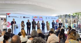 Lectores del libro “Ensayo sobre la ceguera” en la celebración del día internacional del libro 