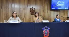 Participantes de la rueda de prensa