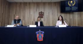 Participantes en la rueda de prensa