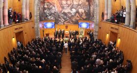 Homenaje a Raúl Padilla en el Paraninfo Enrique Díaz de León