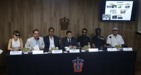 Rueda de prensa para anunciar los festejos de los 50 años de la Radio UdeG
