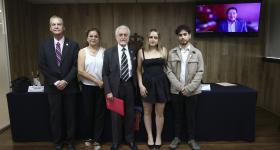 Participantes en la rueda de prensa