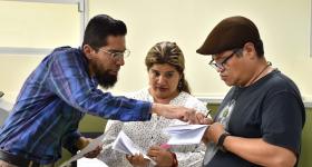 Participantes durante Rally Literario