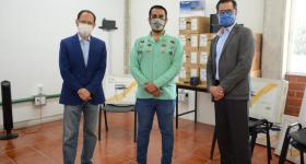 Mtro. Carlos Palafox, Lic. Luis René Ruelas,  Mtro. Gerardo Barajas