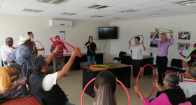 Participantes durante talleres
