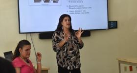 Teresita de Jesús Morales Ortega, instructora del taller