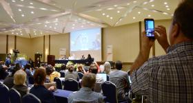 Foto de panel durante el XXVI Encuentro Internacional de Educación a Distancia