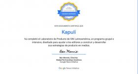 Certificado obtenido
