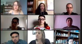 Asistentes en línea al seminario 