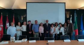Miembros de la Asociación de Universidades Latinoamericanas en reunión durante el Encuentro de AULA CAVILA 