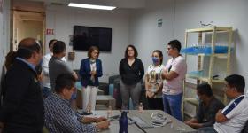 Personal de UDGVirtual que colaboró en la fabricación de mascarillas y cubos de protección para intubación