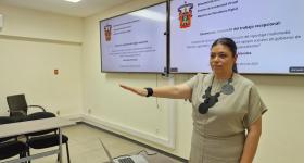 Rocío Basurto Morales, en su defensa de tesis