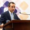 Vicerrector Ejecutivo de la UdeG, doctor Carlos Iván Moreno Arellano haciendo uso de la voz.